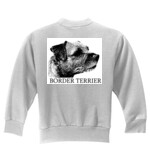Border Terrier Drawing - Sweat Shirt